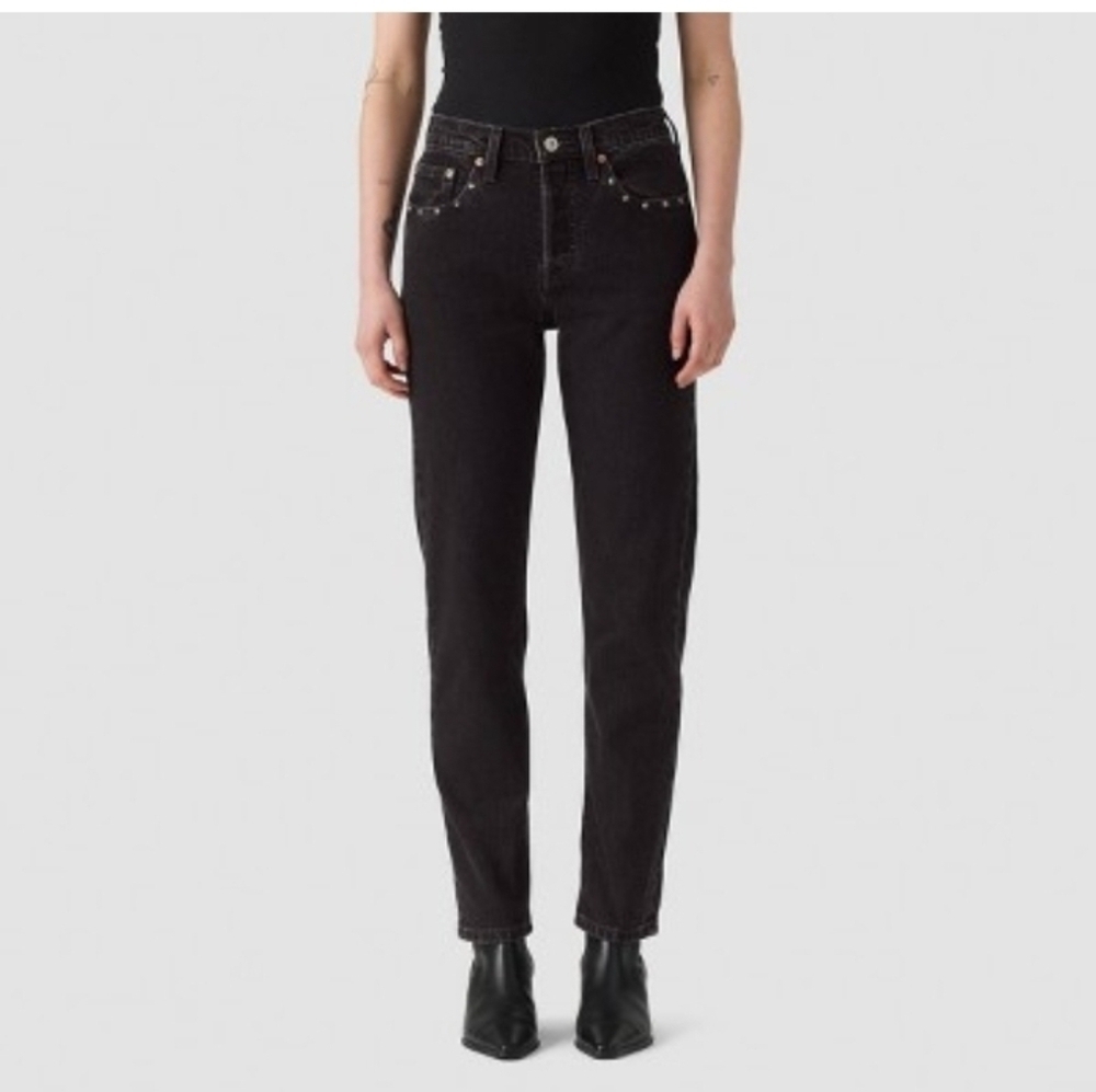 Levi's 501 Originals High-Rise Women's Jeans Black Straight Leg